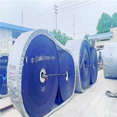 DIN-Y Cord Dur Gwrthiannol Sgraffinio ST1250 Belt Cludo Ar gyfer Pellter Hir